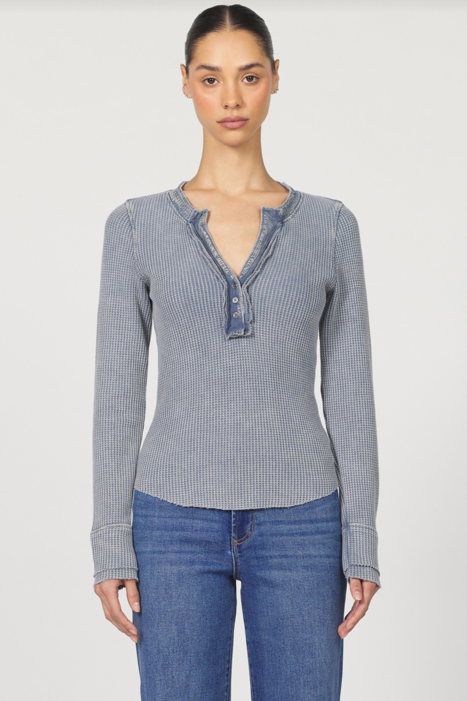 トップス TWILL FLAP SUMMER KNIT TOPS Half Sleeve V-neck Knit Top [A37_MW25SS227] | AOKI GLOBAL